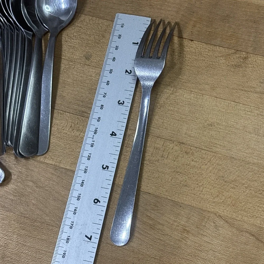 46 Pc Tramontina Brazil NSF 736 Stainless Flatware Forks & Spoons Replacement